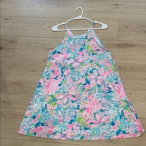 Lilly Pulitzer Pink and Blue Floral Dress